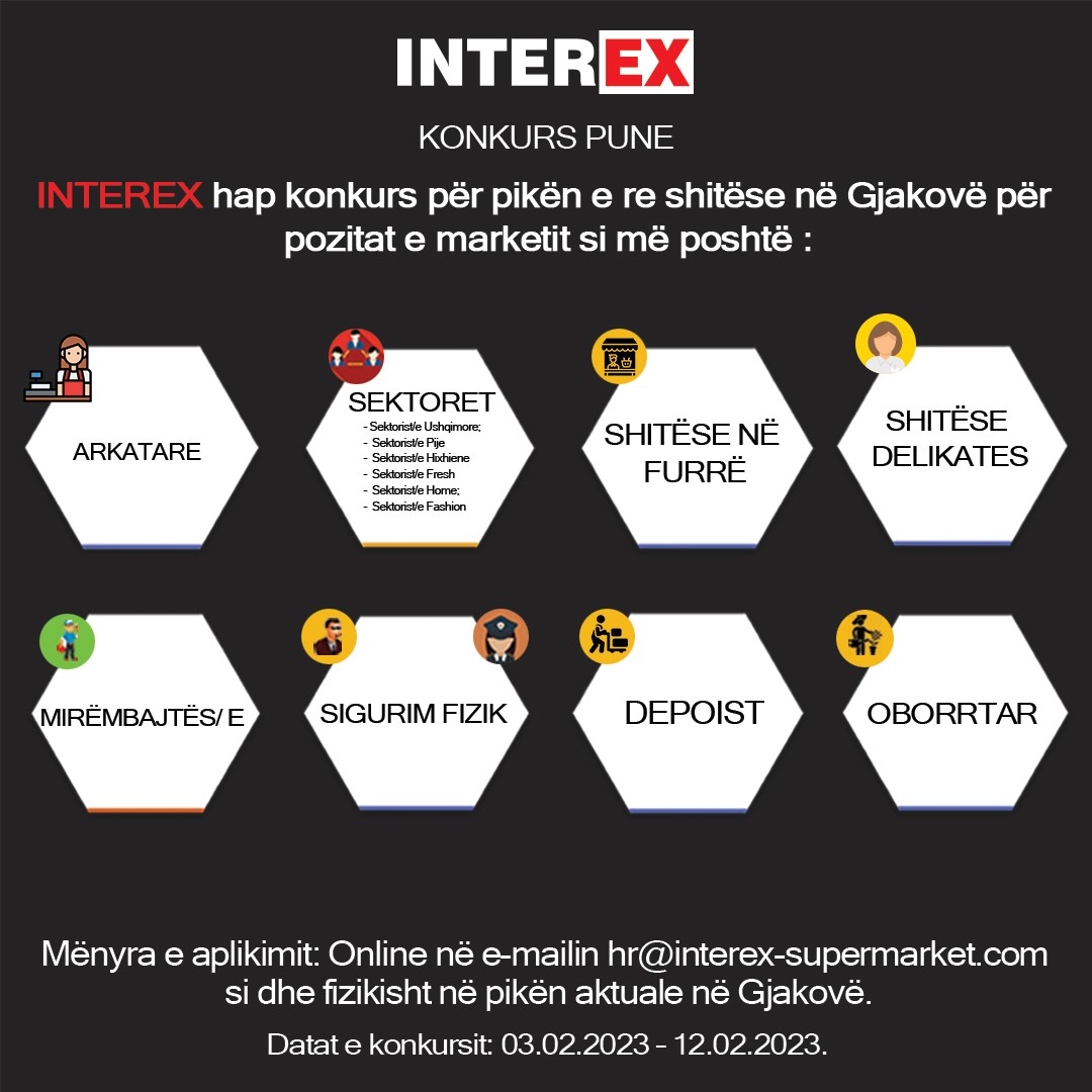 Vende të lira pune - Gjakovë